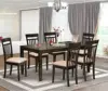 LYCA5-CAP-C Lynfield 5 Piece Modern Dining Set Includes a Rectangle Wooden Table with Butterfly Leaf and 4 Linen Fabric 5