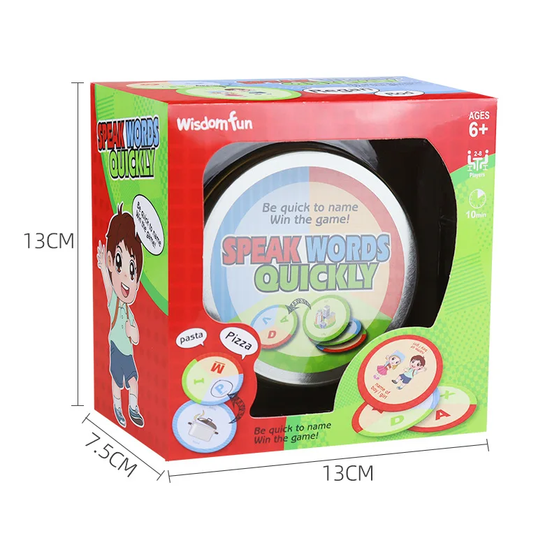 Children's toys spell English word game card quickly say words interactive board game English literacy card educational learning toy,alphabet educational toys
