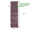24 Pockets Shoe Hanger Door Hanging Storage Space Organizer Rack Wall Storage Bag Closet Holder 4