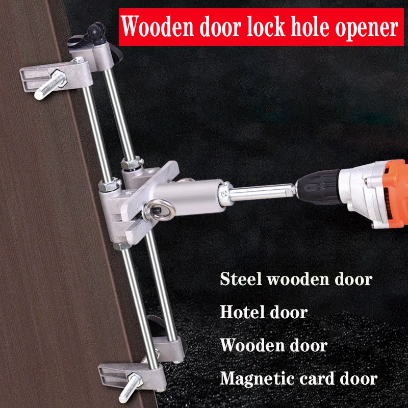 Wooden Door Lock Hole Opener Slotting Machine Woodworking Indoor