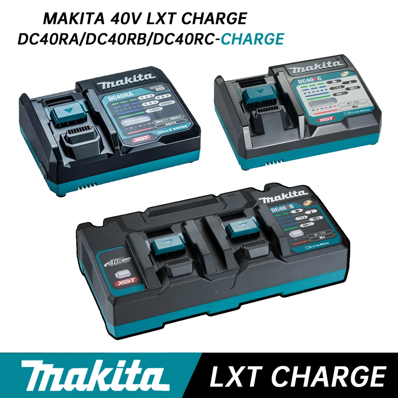 Makita Accu Starterset XGT DC40RA 2x BL4040F Makita Accu Starterset XGT DC40RA 2x BL4040F