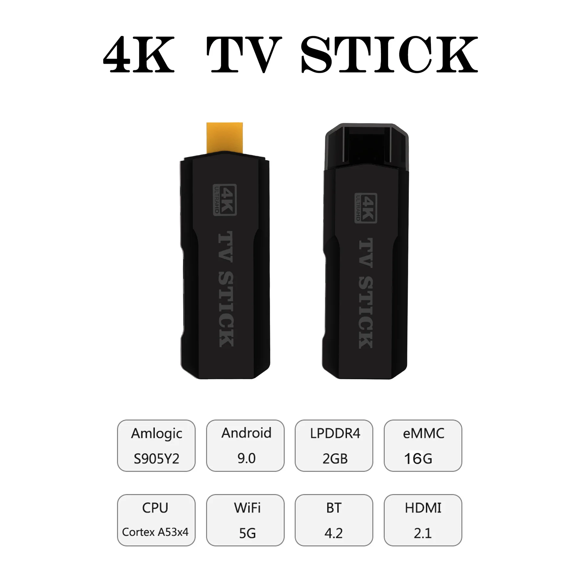 ТВ-приставка Amlogic S905Y2 четырехъядерный процессор 4K двухдиапазонный поддержка Wi-Fi