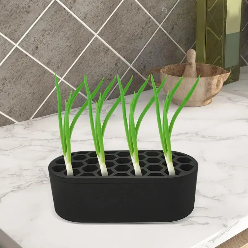 Scallion Planter Seedling Sprouting Kit Regenerator Planting Hydroponic Growing System For Home Patio Lawn Garden Indoor