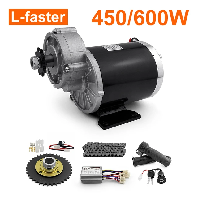 L-faster 24V36V 350W Motor Kit Electric Gokart Engine System With