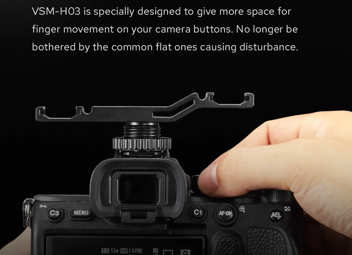 Godox VSM - H02 VSM - H03 Hot Shoe Accessories Dual Cold Shoe for Phone Camera