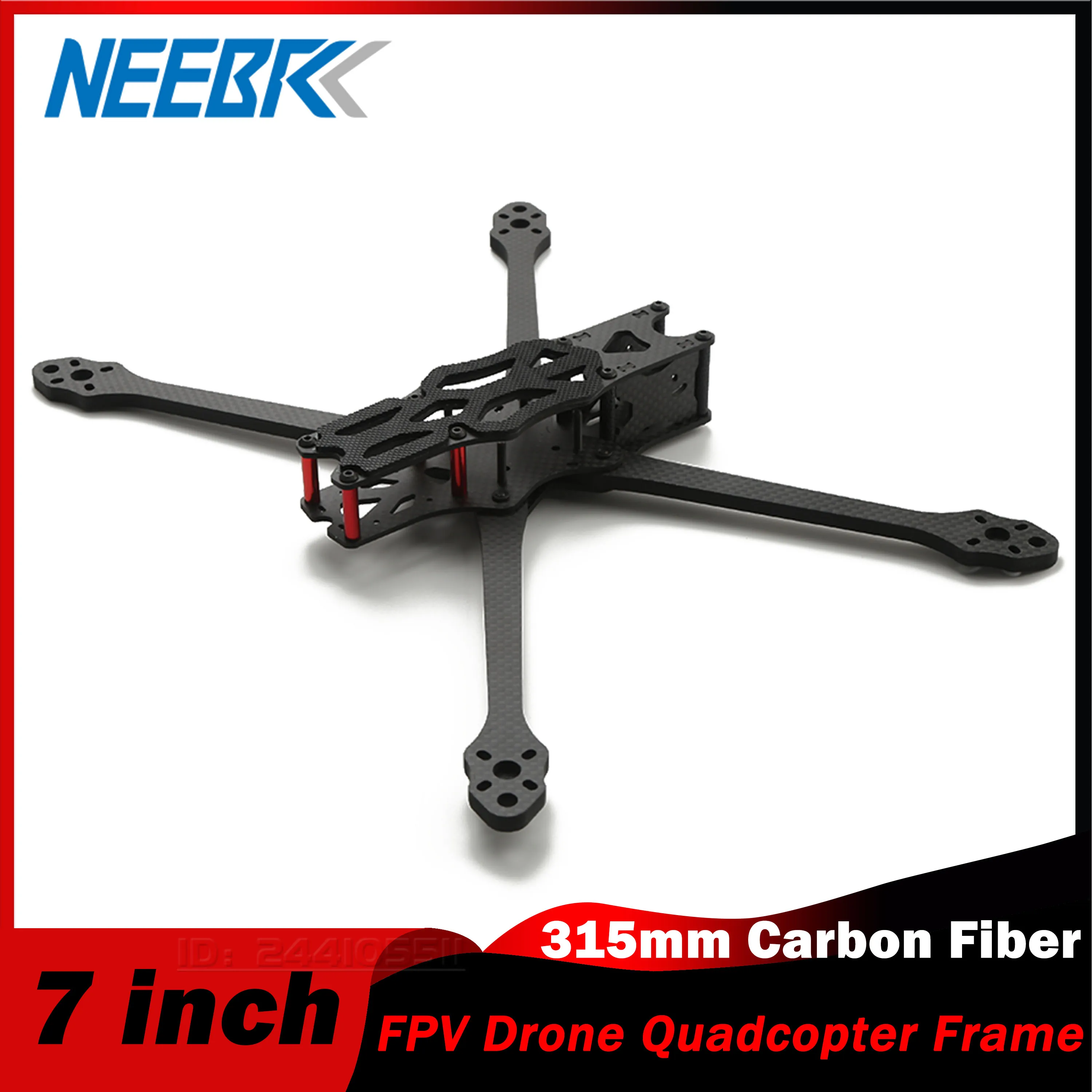 

7inch FPV Quadcopter Frame 315mm Carbon Fiber 5.5mm Arm Kit Freestyle for APEX DIY RC Racing Drone Four-axle Aerial Model Plane