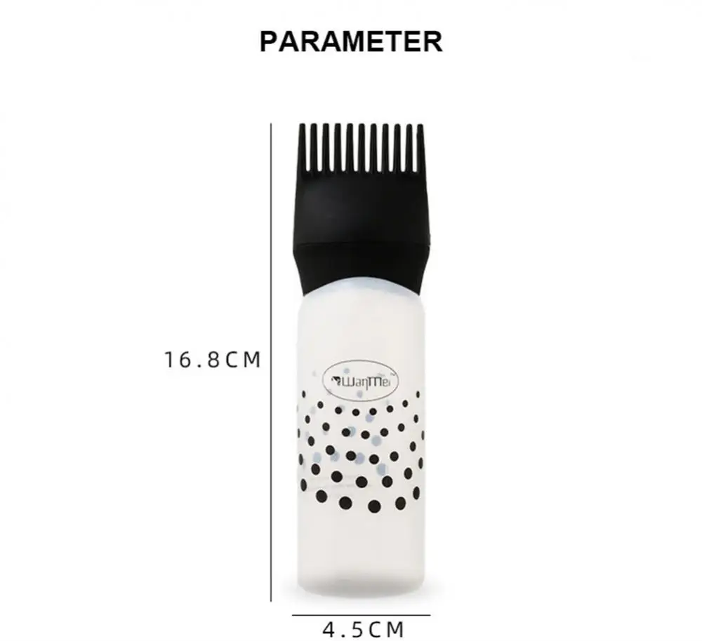 Description Picture 3 of item2/4/6PCS Dyeing Shampoo Bottle Durable Professional Quality Versatile Easy To Use Convenient Professional Hair Color Applicator