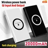 Wireless Power Bank 20000mAh Two-way Super-Fast Charging Power Bank Portable Type-c External Battery Pack Charger Universal 6