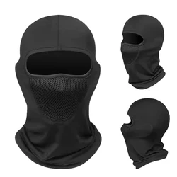Enhanced Motorcycle Riding Mask for Wind Protection & Warmth - Breathable Full Face Balaclava Hood (Black)