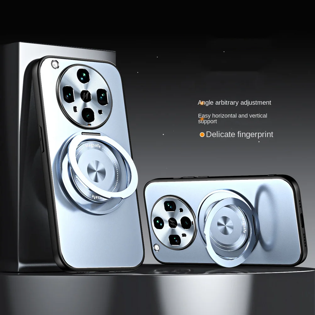 Matte Galvanized Back Plate with Rotatable Metal Bracket Holder and Full Lens Coverage