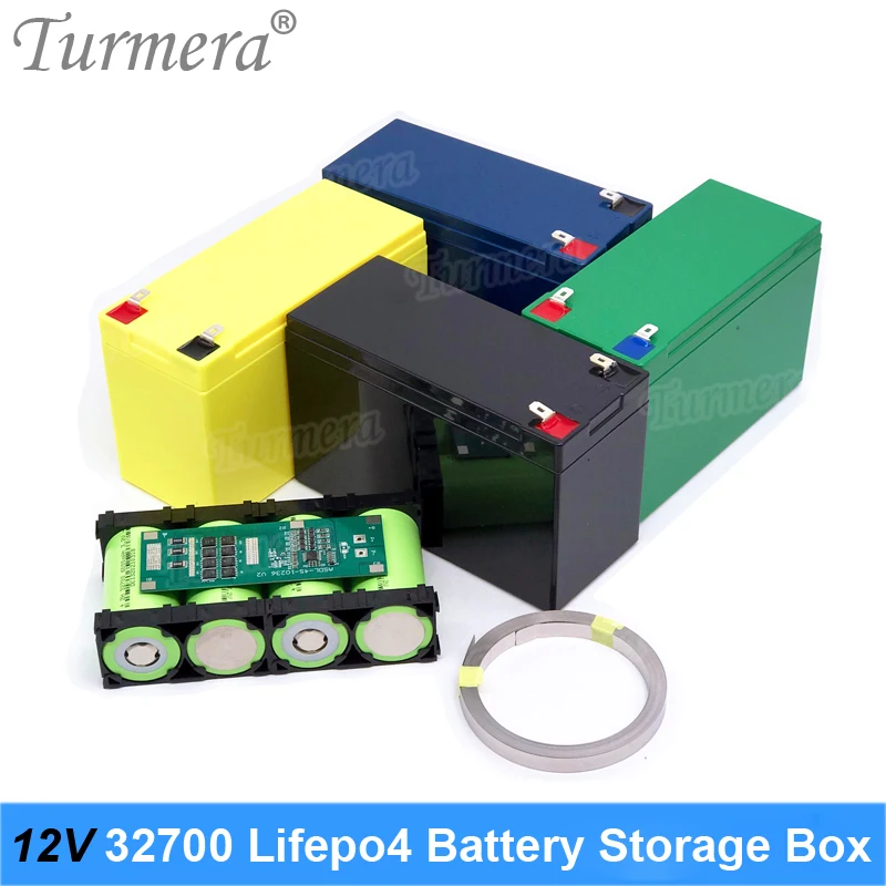 Scatola Di Immagazzinaggio Della Batteria Lifepo4 32650 32700 Con Staffa 1X4 Per Alimentatore Ininterrotto 12V 7Ah E Batteria E-Bike Utilizzare Turmer