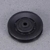 Universal Bearing Pulley Wheel Abration Pulley Bearing 90mm Wearproof Gym Parts Replacement for Fitness Accessories 4pcs Black 5