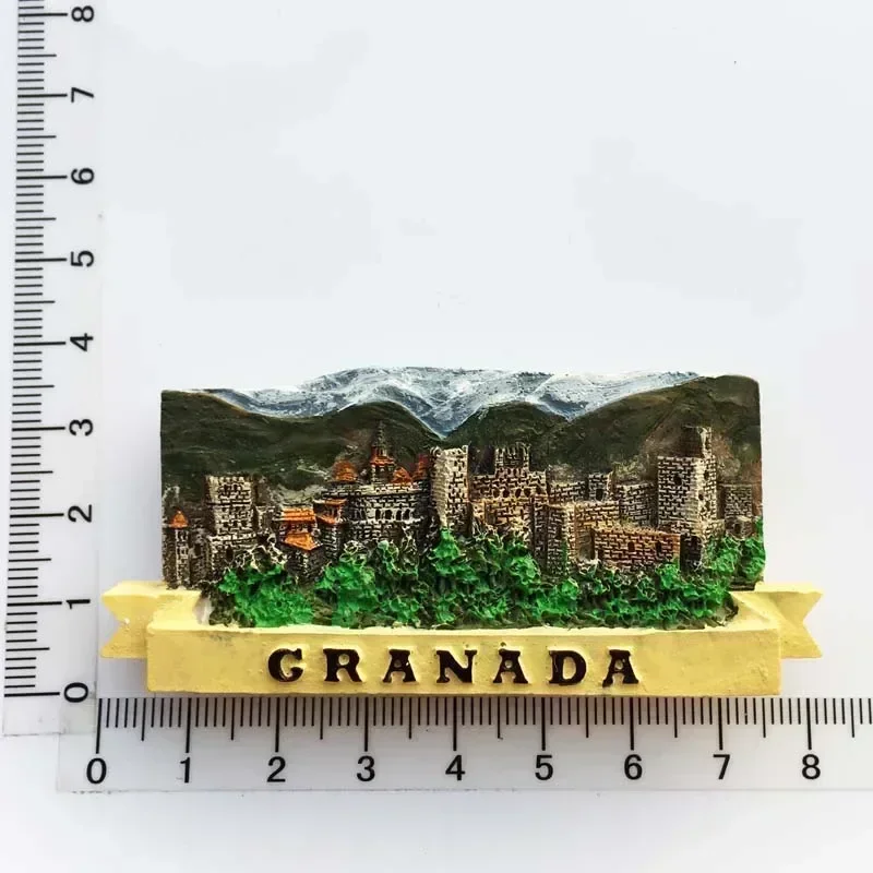 Barcelona Spain Fridge Magnets Columbus Granada Ibiza Sevilia Maalaga Souvenir Refrigerator Magnets Stickers Home Kitchen Decor magnetic fridge magnets magnetic sticker magnetic fridge stickers refrigerator decor