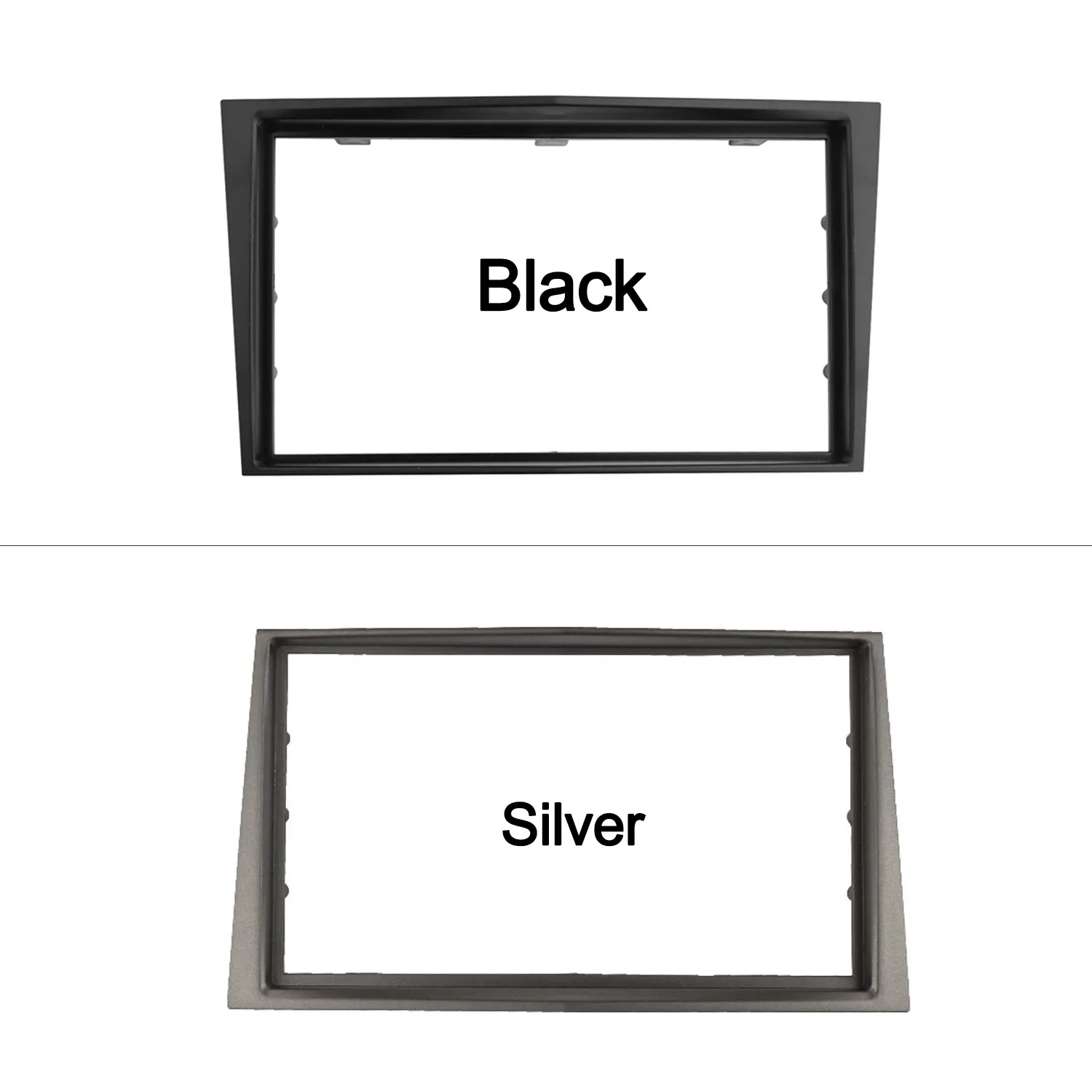 Double 2 Din Radio Frame for Opel Astra Antara Corsa Zafira GMC Fascia Dash Installation Trim Kit Face Plate Bezel Stereo Panel radio installation frame radio installation accessories radio frame auto interior decors radio panel