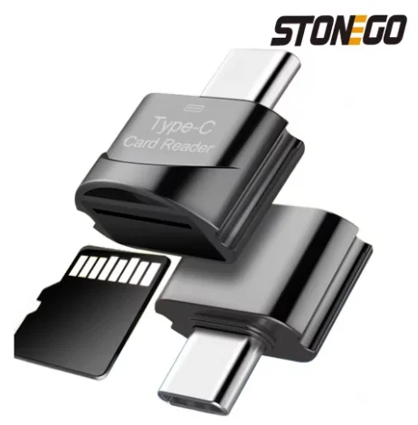 Type C To Micro-SD TF Adapter OTG Card Reader Mini Card Reader Smart Memory For Phone Laptop