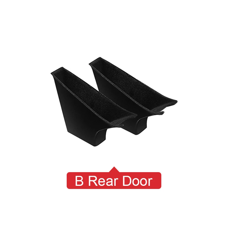 thumbnail image 1 of Caja de almacenamiento lateral para puerta de coche Tesla modelo 3 Y 2017- 2021 2022 2023 manija de puerta trasera delantera apoyabrazos bandeja organizador Accesorios, 1 of 5