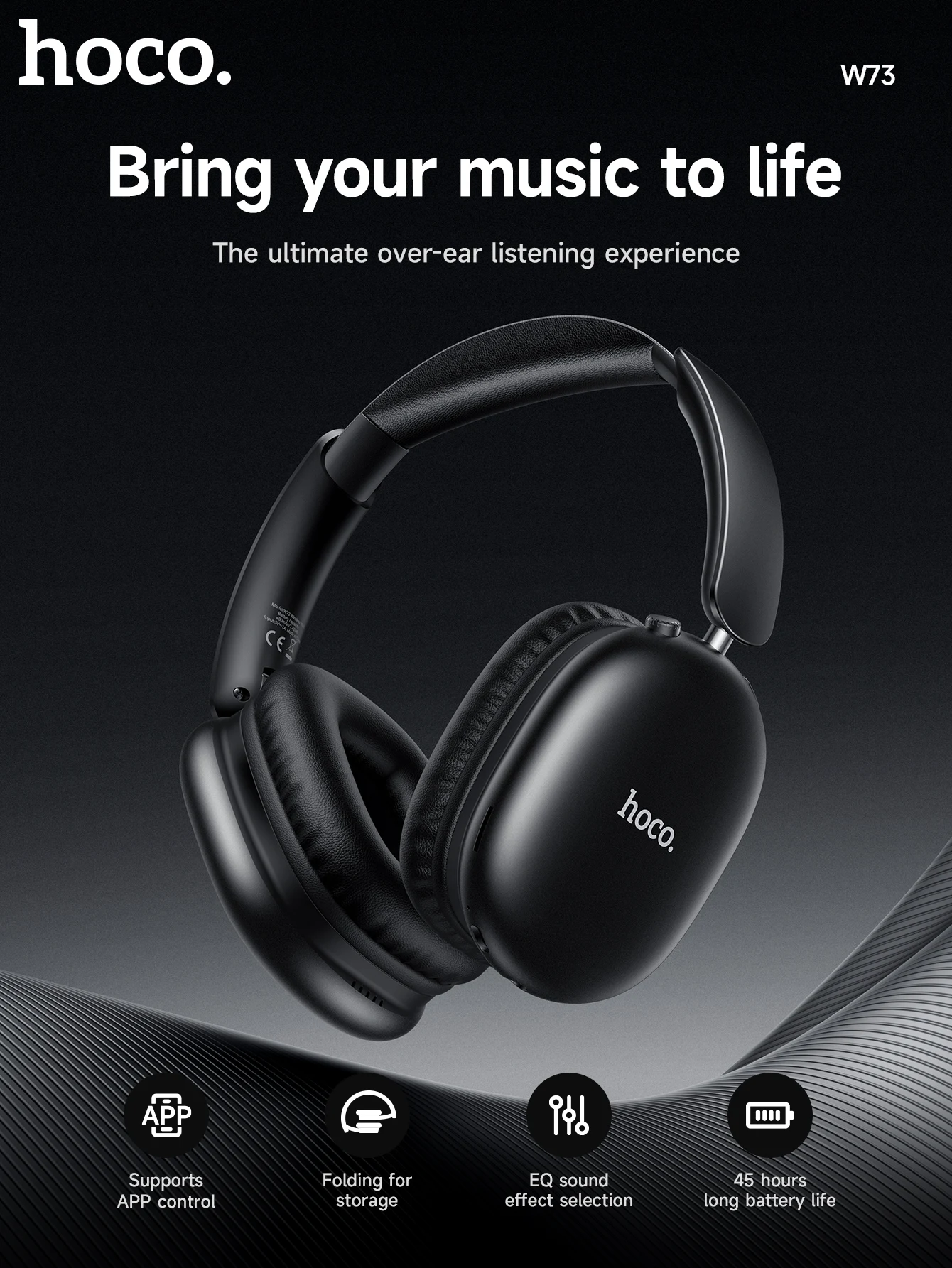 HOCO W73 HiFi Wireless Headphones
