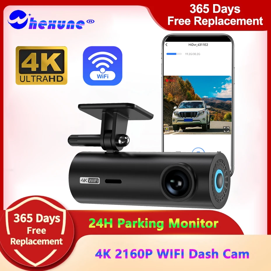 

LF10 Front 4K Dashcam Loop Recording 3840*2160P Auto Overwriting Car Video Recorders Time Overprint Video Playback Dash cams DVR