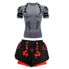Anime Jujutsu Kaisen Compression Set Fitness Suit for Men Quick Dry 3D Compression Shirt+Gym Shorts Running Workout Sportswear 6