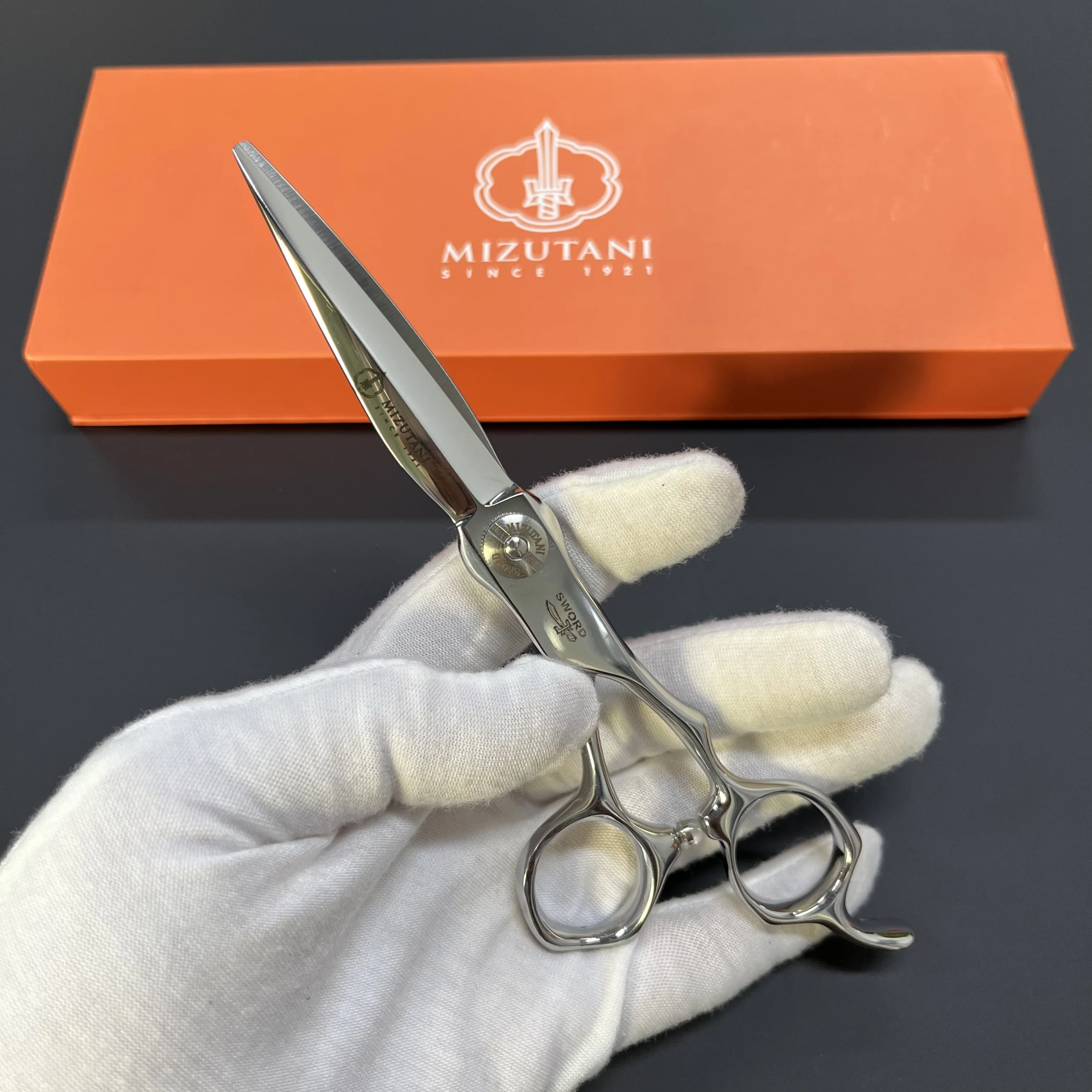 Description Picture 4 of itemMizutani Hair Scissors SWORD Sword Series D19 Flat Cut Hair Salon Special Hair Cutting Stylist Special