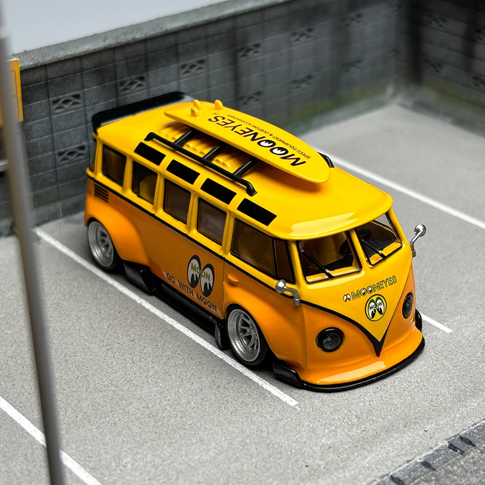 Mooneyes carro modelo fundido, T1 Kombi, TPC1:64VW - AliExpress 26