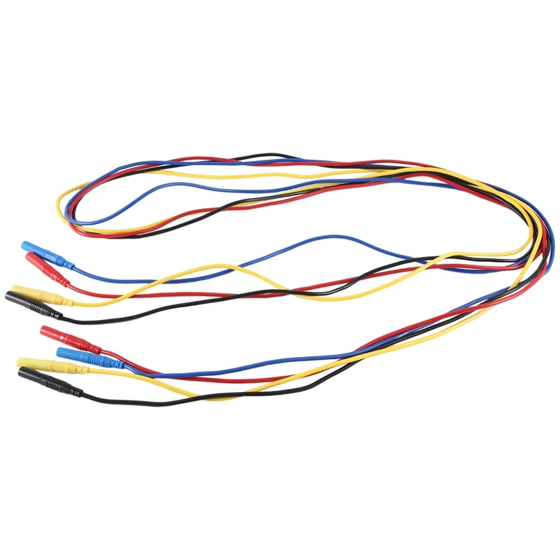 

TL320 длина 2,0 метров Высокое качество 13AWG гибкие силиконовые испытательные выводы 4 мм прямой штекер на обоих концах запасные части Аксессуары