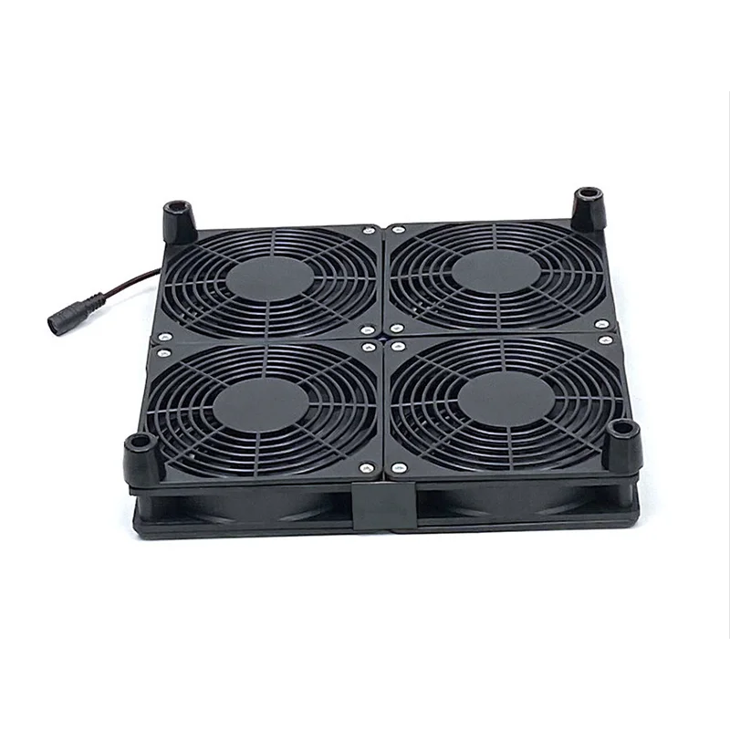 Caixa de tv Roteador Ventilador Alto Volume de ar Silencioso 120 mm 12v com Velocidade Fonte Alimentação Ventilador Refrigeração Faça Você Mesmo Gaming Portátil Base Refrigerador - Imagem 3