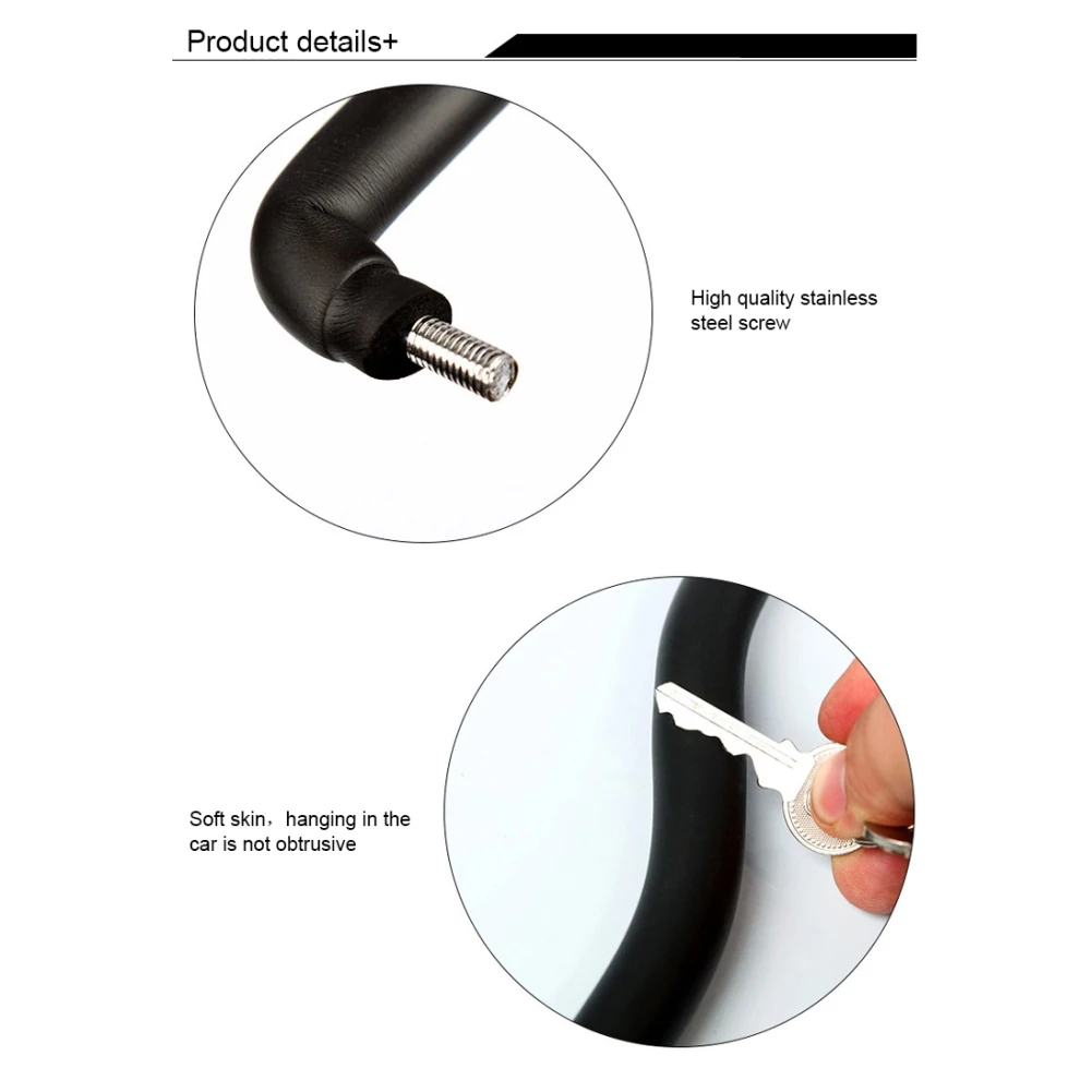 Car Hanger Coat Back Seat Headrest Hangers Universal Clothes Suit Trousers Phone Holder Rack Hook Cloth Drying Rod Auto Supplies
