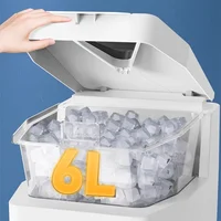 Machine à glace pilée commerciale grande capacité 6L pour restaurants, sushis, et salons de thé – Machine à smoothies automatique 3