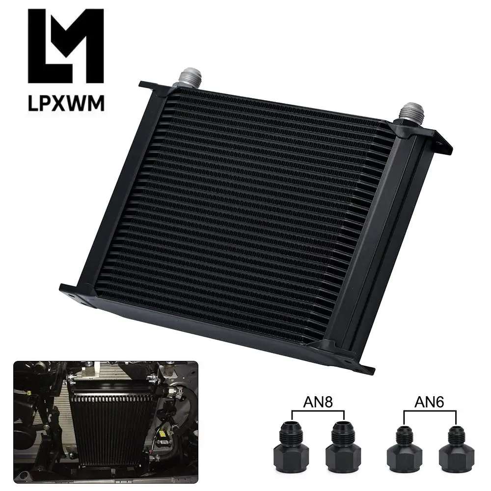

30 Rows Oil Cooler Universal Engine Transmission Oil Cooler Kit AN10 10 AN PQY7030