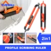 Profile Scribing Ruler Contour Gauge With Lock Adjustable Locking Woodworking Tools Measuring Gauge Profile Measurement Tool 1