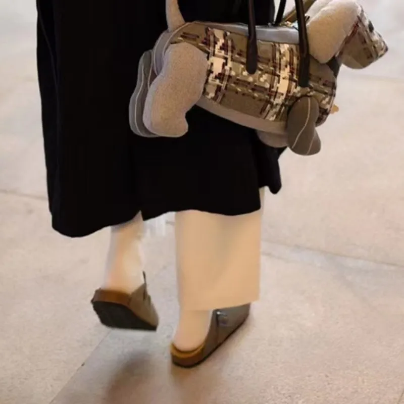 

New Handbags Luxury Design Puppy New Fashion Shoulder Bags High Quality Leather Large Capacity Shopping Men Women Tote Bags