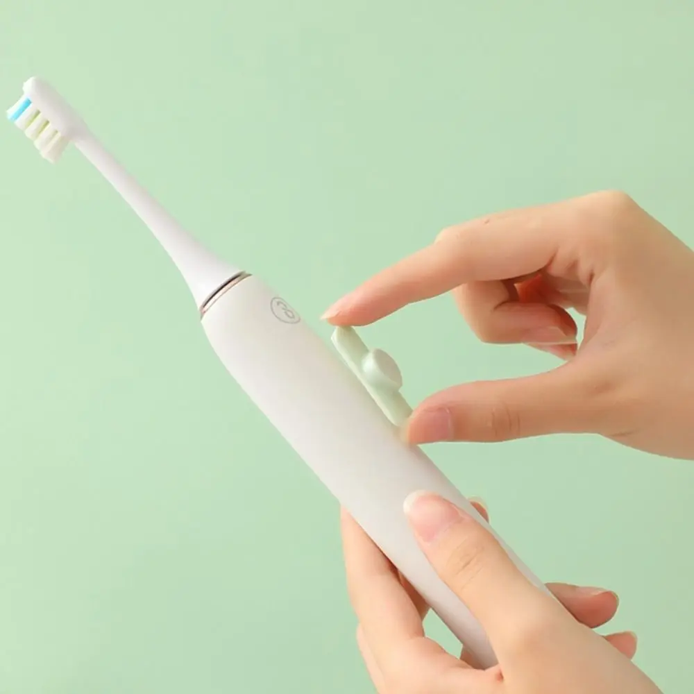 Plasric Magnetic Electric Toothbrush Holder Punch-Free Self Adhesive Toothbrush Storage Rack Wall-mounted Waterproof