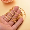 Gold Color Baby Bangles &bracelets Birthday Jewelry Best Gift for Girls Kids Child 1
