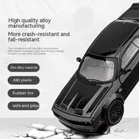 Dodge Challenger Hellcat Toy Car for 1: 32 Scale Die Cast Metel Cars Toy Pull Back Hellcat Model Cars with Sound and Light Hellc 2