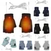 Double-Sided Heating Gloves Washable Rechargable Mittens Warm Full Half Finger Warmer Electric Thermal Gloves for Outdoor Hiking
