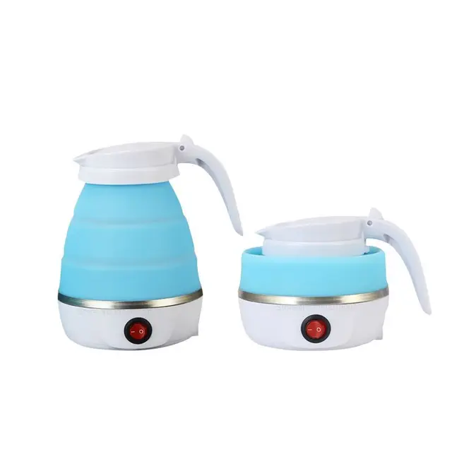 Portable Folding Electric Kettle - Travel Friendly, 600ml Capacity