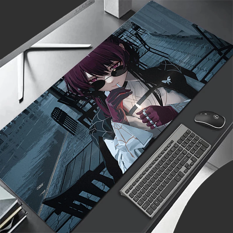 Mouse Pad XL Lockedge Large Gaming Accessories Computer Gamer Keyboard Pad Honkai Star Rail Kafka Mouse Mat Desk XXL Mousepad 4