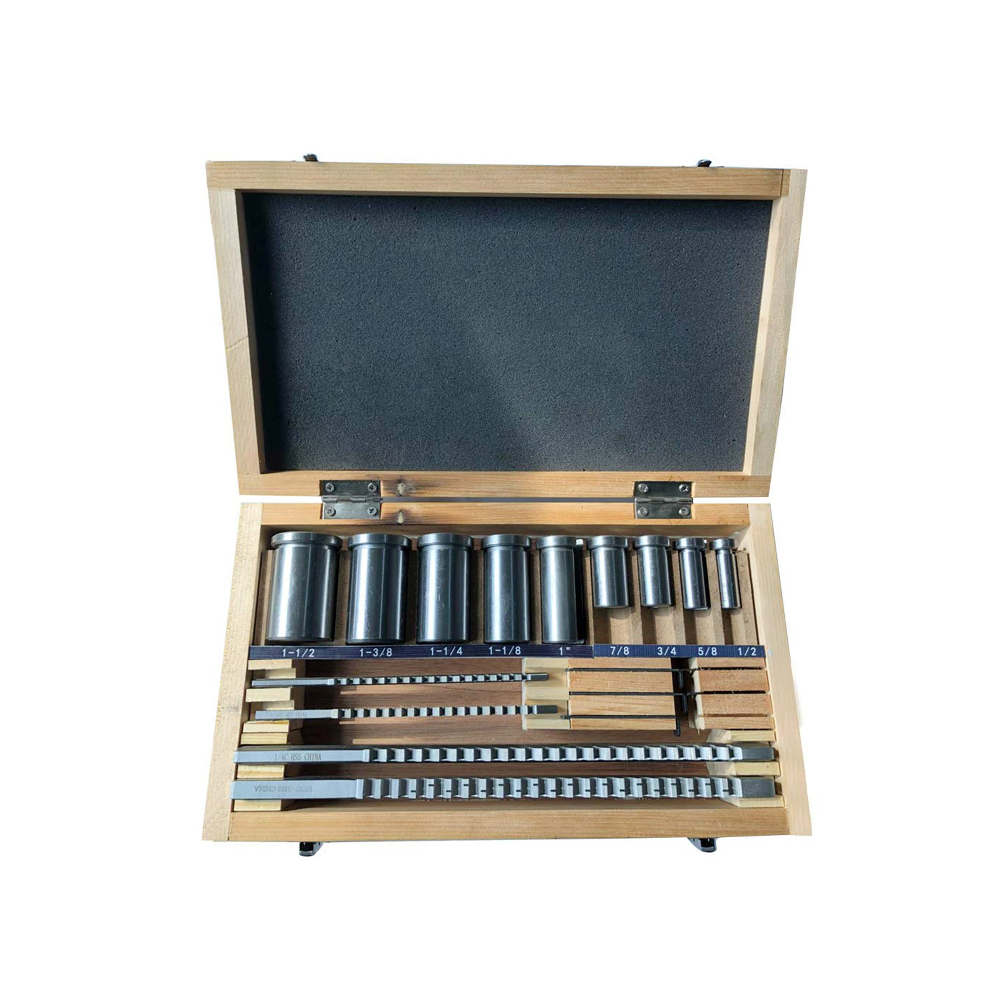 

Hss Groove Keyway Broach Bushing Shim Set Hss Keyway Tool For Cnc Machine