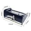 22cm Drywall Putty Flat Finishing Box Metal Case Wall Plastering Scraper Compact 6