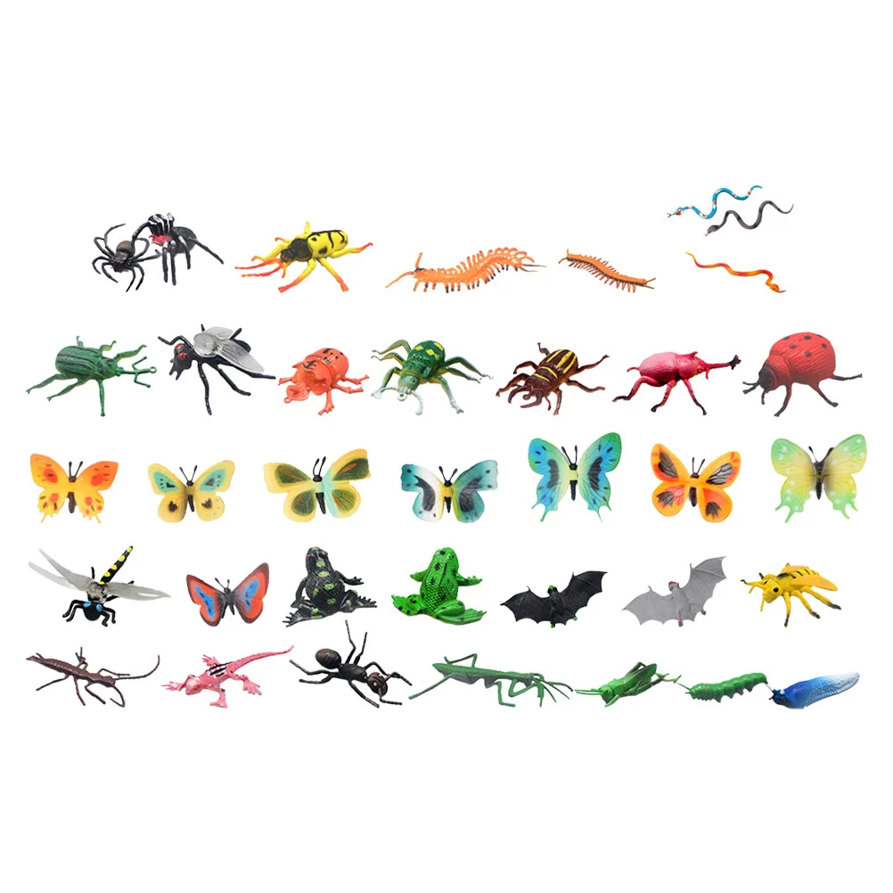 

43 Pcs Insect Simulation Model Insects for Kids Bug Toys For Toddlers Children’s Toddlers Fake Educational Plaything Puzzle