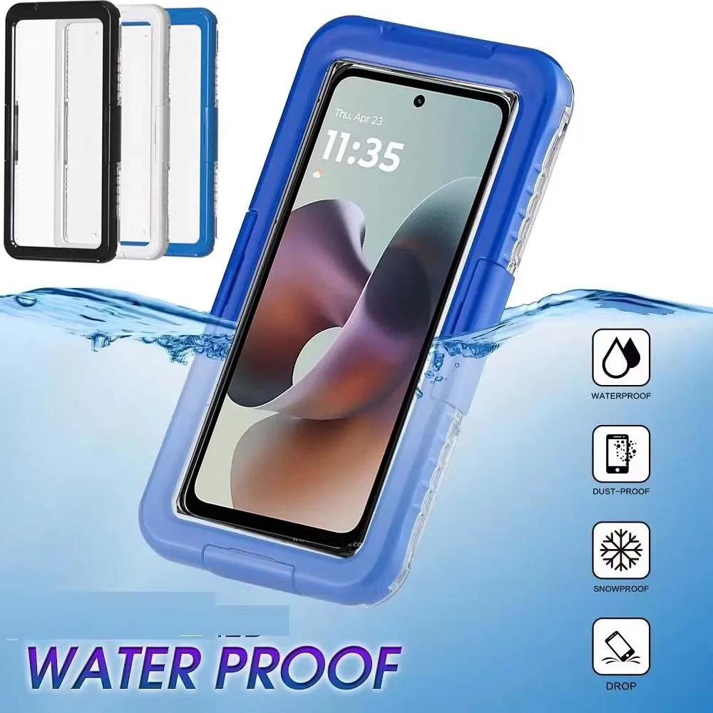 For Motorola Moto G67 Waterproof Phone Pouch, Moto G77 / G17 / G57 Power / G56 / G06 / G86 (Power) / G05 G15 G35 G55 G75 G85 / E15 E14