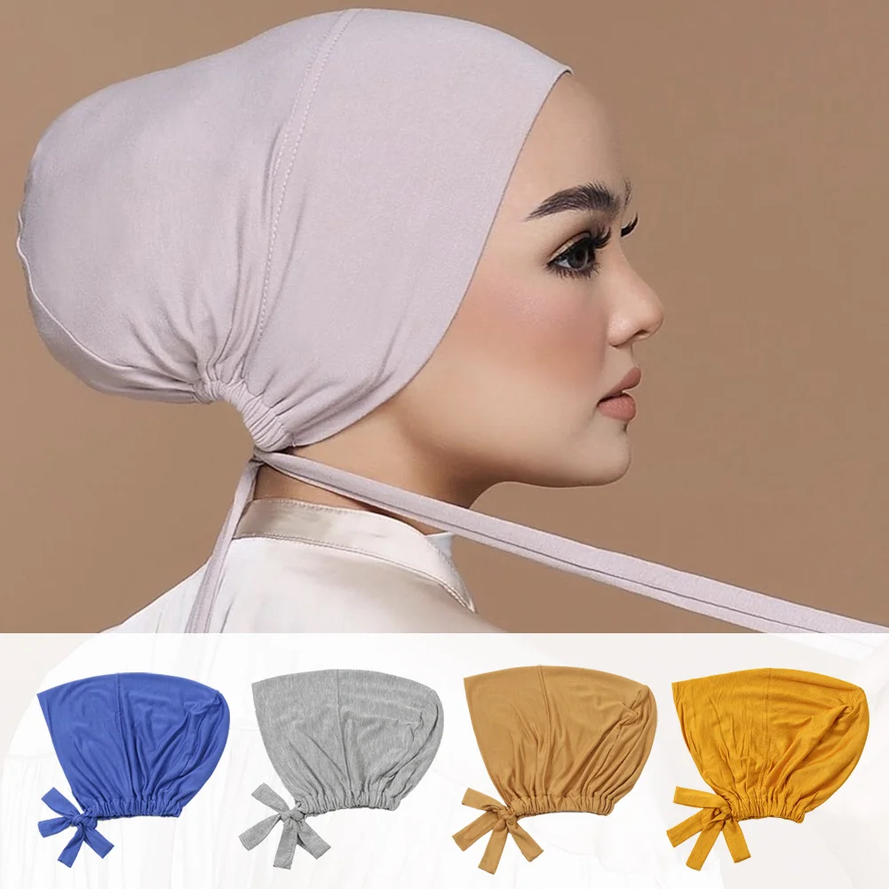 2022 New Soft Modal Muslim Turban Women 
