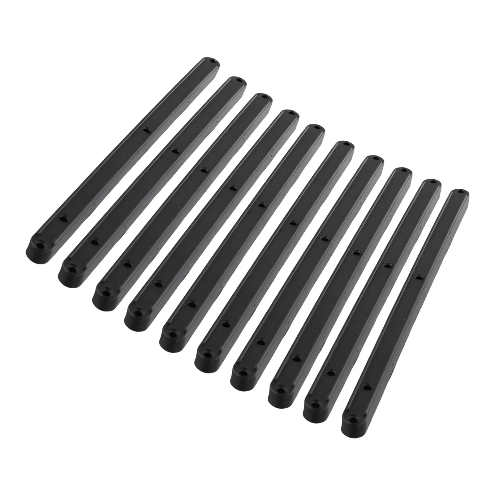 10-Piece Set of Durable Plastic Drawer Slides with Color Options
