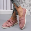 Ladies' new Spring Autumn Loafers Outdoors non slip Ladies Flats Casual comfort Leather Shoes Fashion Plus Siz footwear Zapatos 3