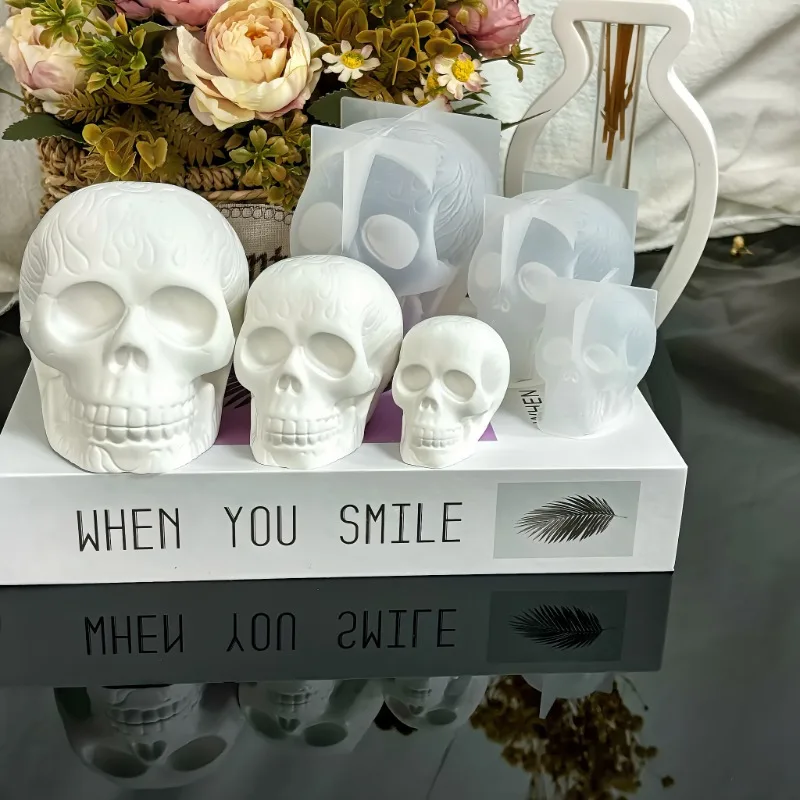 Candle Molds 3 Sizes, Irregular Shape for Unique Candles, Resin, Plaster & Soap Making - DIY Halloween Decor, Home Decoration