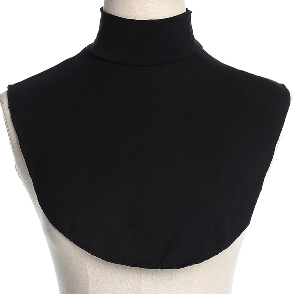 Womens-Muslim-Modal-Turtleneck-Fake-Collar-Islamic-Hijab-Extensions ...