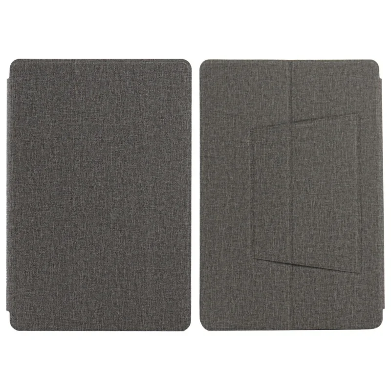 Slim Folding Stand Cover for 14 Tablet with Flip Book Design and Hard Back
