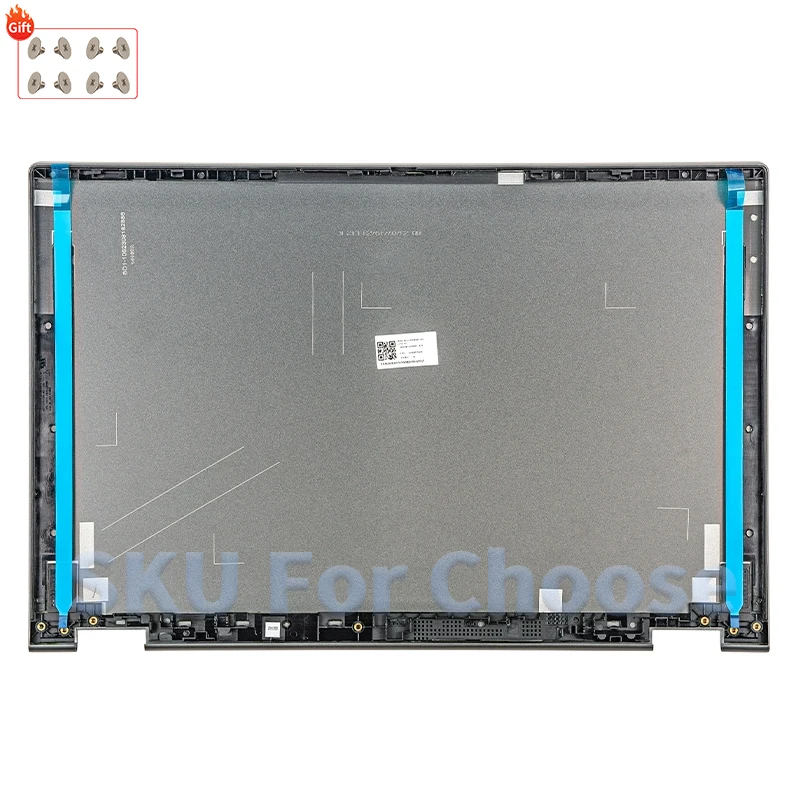 Sleek Gray and Silver LCD Back Cover