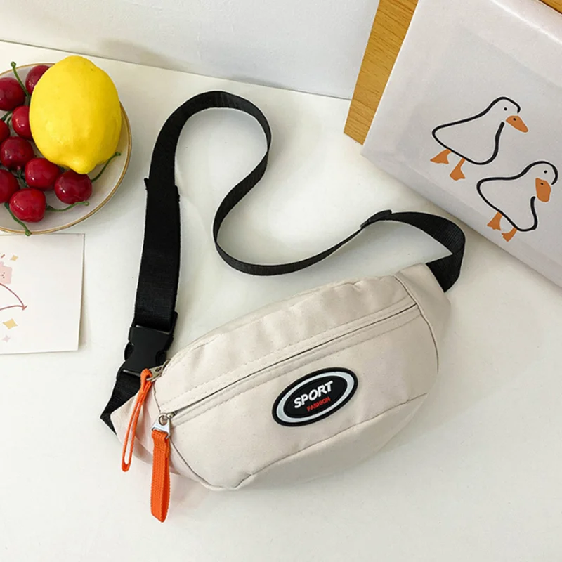 Cute Children Waist Bag High Quality Canvas Belt Bags Designer Crossbody Chest Bag Female Solid Fanny Pack Hip Purse Sa18c79c5858946c48120762680bd0890T